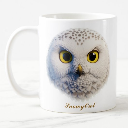 Conception de la Mug à café SnowyOwl à deux côtés