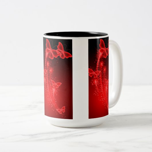 Conception de la Mug à deux tons : Conception élég (Devant droit)