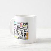 Conception de la Mug Dance en Couleur (Devant gauche)