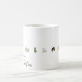 Conception de la Mug de café de Noël intemporelle (Centre)