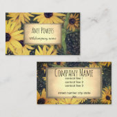 conception de la nature carte de visite personnali (Devant / Derrière)