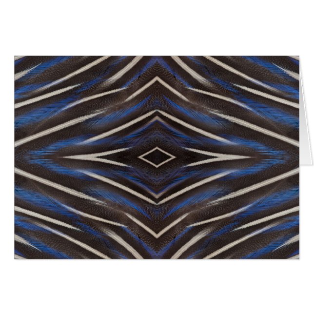 Conception de la plume de pintade de diamant (Devant horizontal)