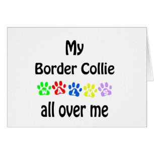 Conception de la promenade Collie Bordure