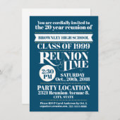 Conception de la réunion scolaire. invitation (Devant / Derrière)