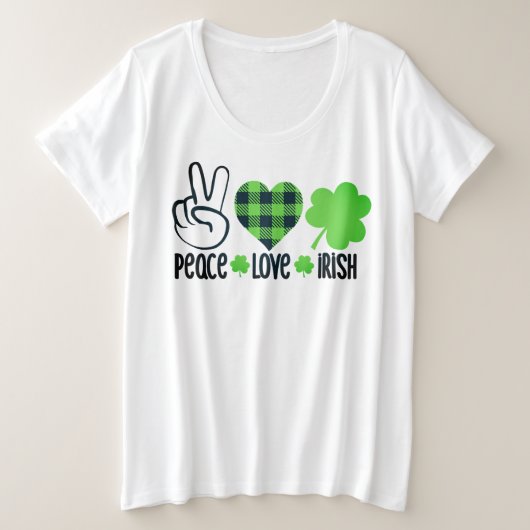 Conception de la Saint-Patrick irlandaise amour pa (Design devant)