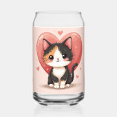 Conception de la Saint-Valentin Cœur de Chat Calic (Recto)