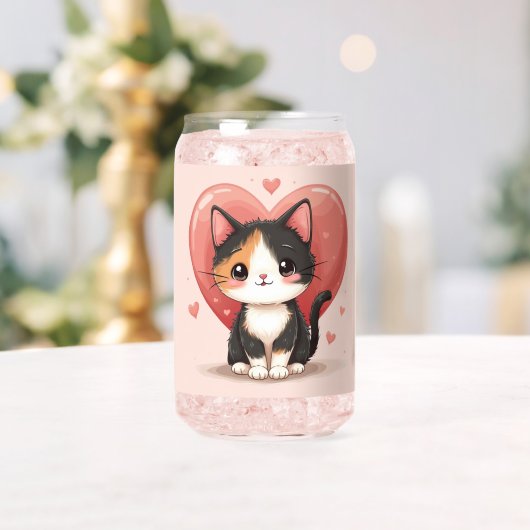 Conception de la Saint-Valentin Cœur de Chat Calic (Insitu (Mariage))