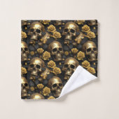 Conception de la série A Skull and Roses 8 (Gant de toilette)
