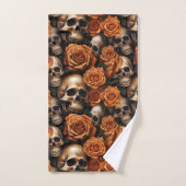 Conception de la série A Skull and Roses 9 (Serviette à main)