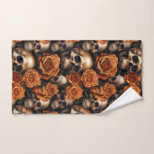 Conception de la série A Skull and Roses 9 (Serviette à main)