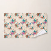 Conception de la série Boho Skull 3 (Serviette à main)