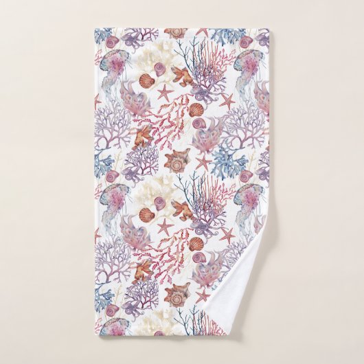 Conception de la série de composition de l'eau sou (Serviette à main)