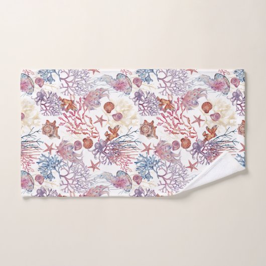 Conception de la série de composition de l'eau sou (Serviette à main)