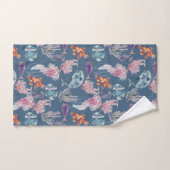 Conception de la série de composition de l'eau sou (Serviette à main)