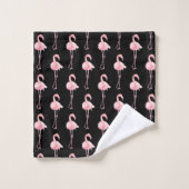 Conception de la série de Flamants roses d'appel d (Gant de toilette)