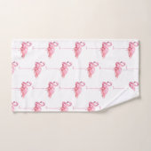 Conception de la série de Flamants roses d'appel d (Serviette à main)