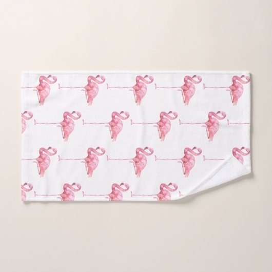 Conception de la série de Flamants roses d'appel d (Serviette à main)