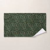 Conception de la série Safari Émeraude et Or 1 (Serviette à main)