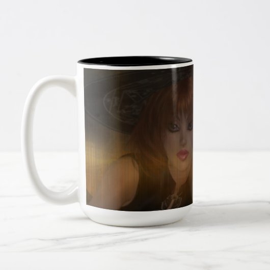 Conception de la sorcière d'automne 2 Mug (Gauche)