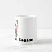 Conception de la tasse de Noël avec panda mignon (Centre)