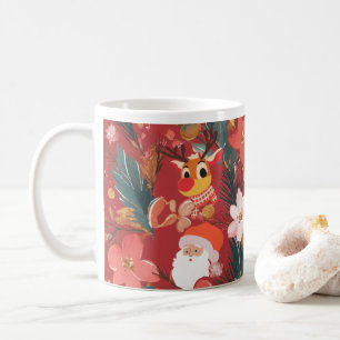 Conception de la tasse de Noël rouge