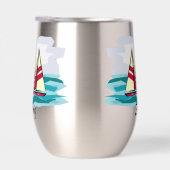 Conception de la voile Tumbler à vin thermique (Droite)