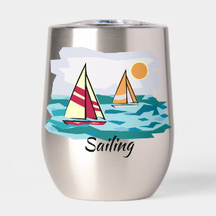 Conception de la voile Tumbler à vin thermique