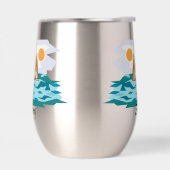 Conception de la voile Tumbler à vin thermique (Gauche)