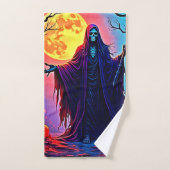 Conception de l'appel de éffrayant Moon Death (Serviette à main)