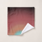 Conception de l'art du design arc-en-ciel du déser (Gant de toilette)