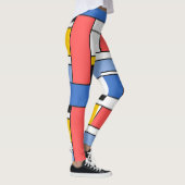 Conception de leggings Mondrian de style d'art mod (Droite)
