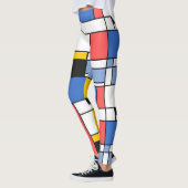Conception de leggings Mondrian de style d'art mod (Gauche)