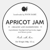 Conception de l'emballage Étiquette Jam Jar (Devant)