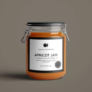 Conception de l'emballage Étiquette Jam Jar