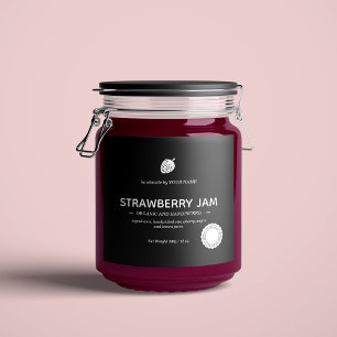 Conception de l'emballage Étiquette Jam Jar