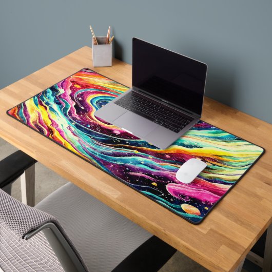 CONCEPTION DE L'ESPACE EXTÉRIEUR RÉTRO COLORÉE (Bureau 2)