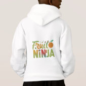 Conception de lettre de ninja de fruit multi coule (Dos)