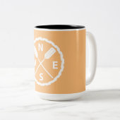 Conception de l'Explorateur de pédales - Mug à deu (Devant droit)