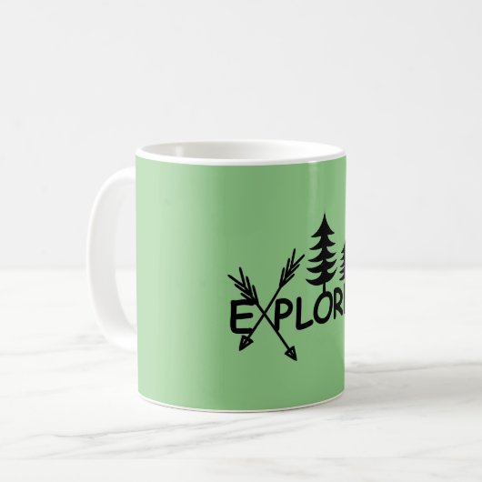 Conception de l'explorateur - Mug classique (Devant gauche)