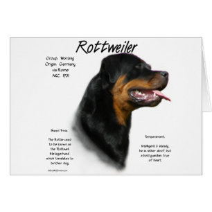 Conception de l'historique Rottweiler