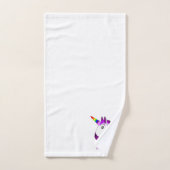 Conception de licorne personnalisée (Serviette à main)