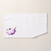 Conception de licorne personnalisée (Serviette à main)