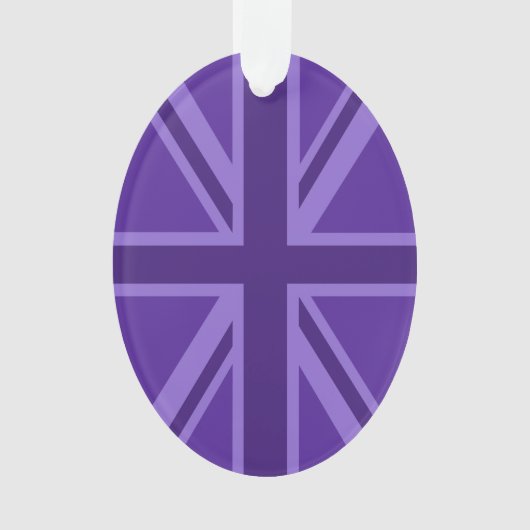 Conception de l'indicateur Union Jack couleur viol (devant)