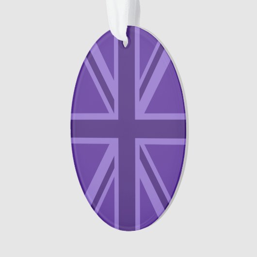 Conception de l'indicateur Union Jack couleur viol (devant)