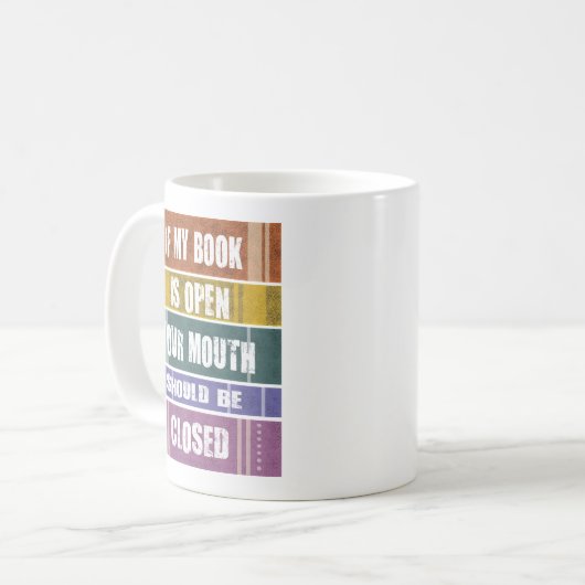 Conception de livres Café Mug (Devant gauche)