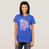 Conception de logo à lettre P pour T-Shirt (rose) (Devant entier)