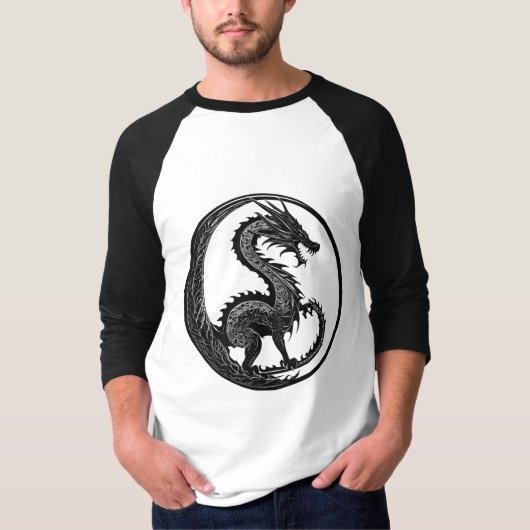 "Conception de logo de dragon pour T-Shirts (Devant)