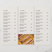 Conception de logo de menu à emporter pour le rest (Dos)