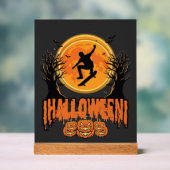Conception de Lune de Skateboard d'Halloween Hallo (Neutre)