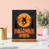 Conception de Lune de Skateboard d'Halloween Hallo (Mariage)